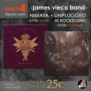 pack 4 james vieco band OFERTA LA FAMILIA REVOLUCION RECORDS